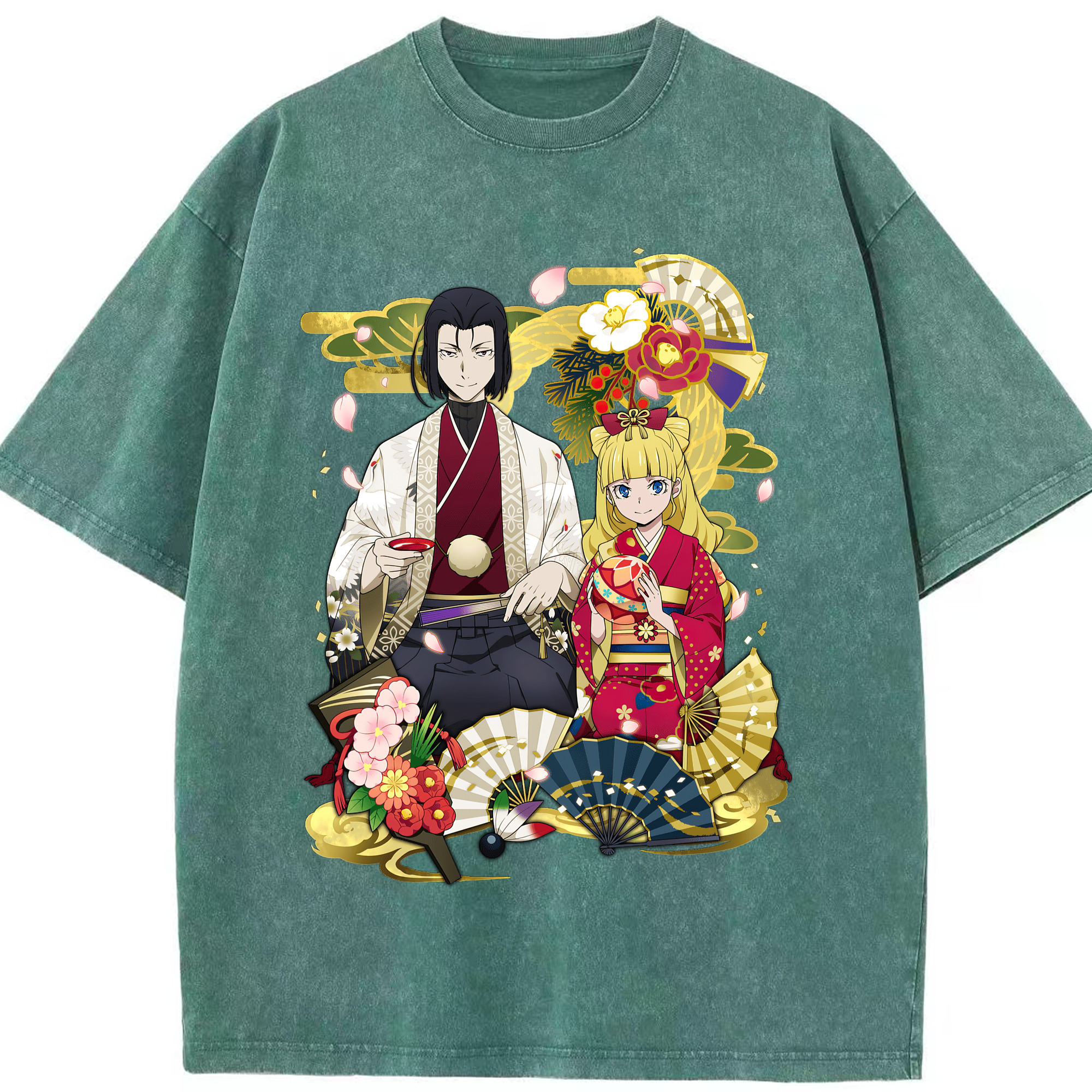 （画像用） 文豪ストレイドッグス Bungo Stray Dogs 綿100% ヴィンテージ風 半袖Tシャツ（フロントプリント）